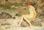 Henry Scott Tuke Cupid and Sea Nymphs china oil painting artist